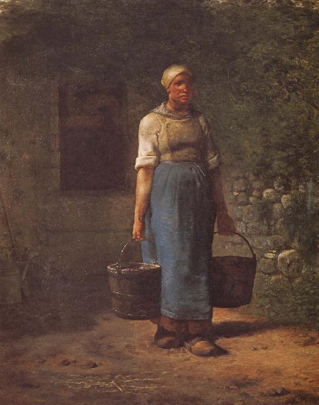 Jean Francois Millet Woman carry the water oil painting picture